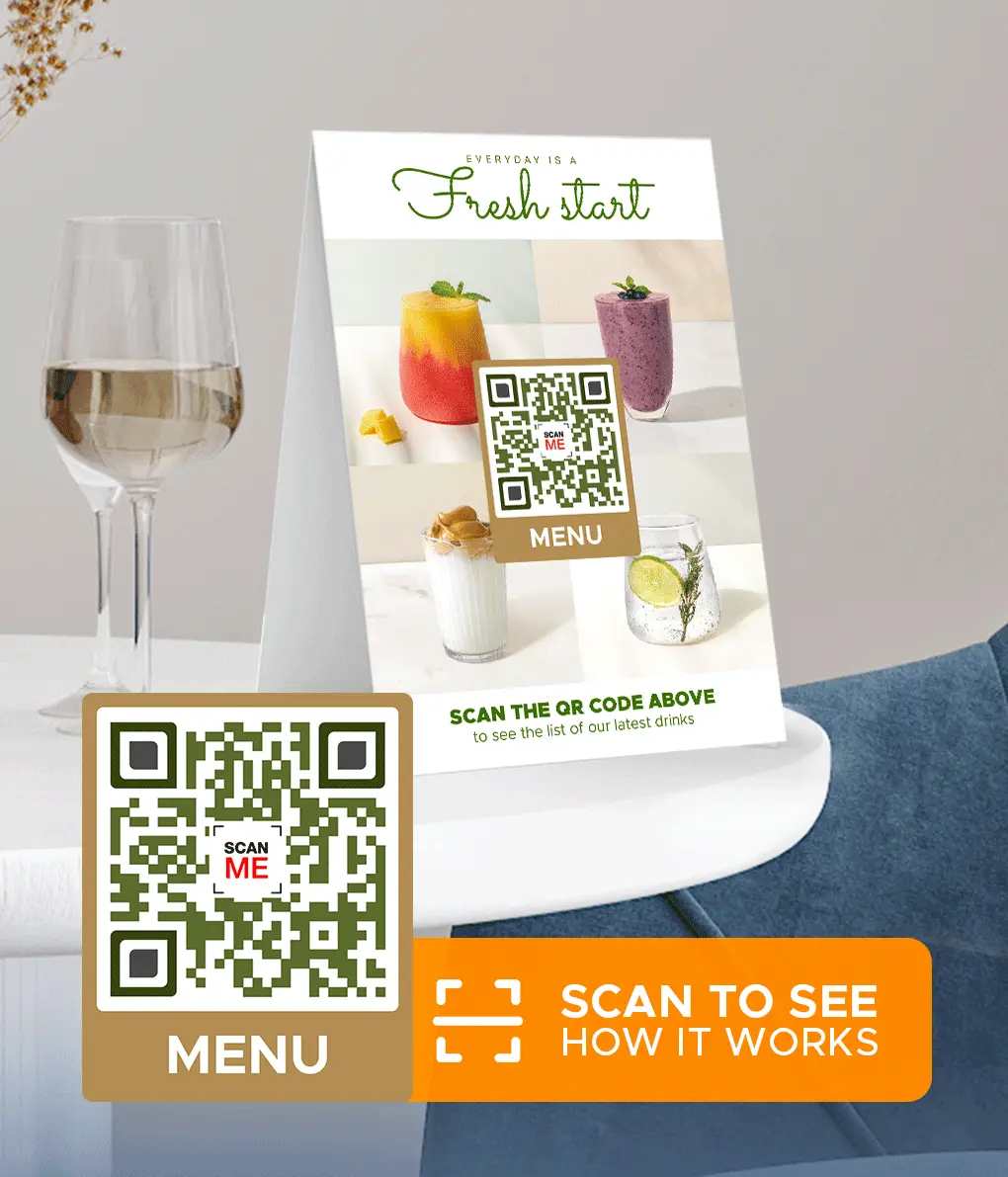 Menu QR code