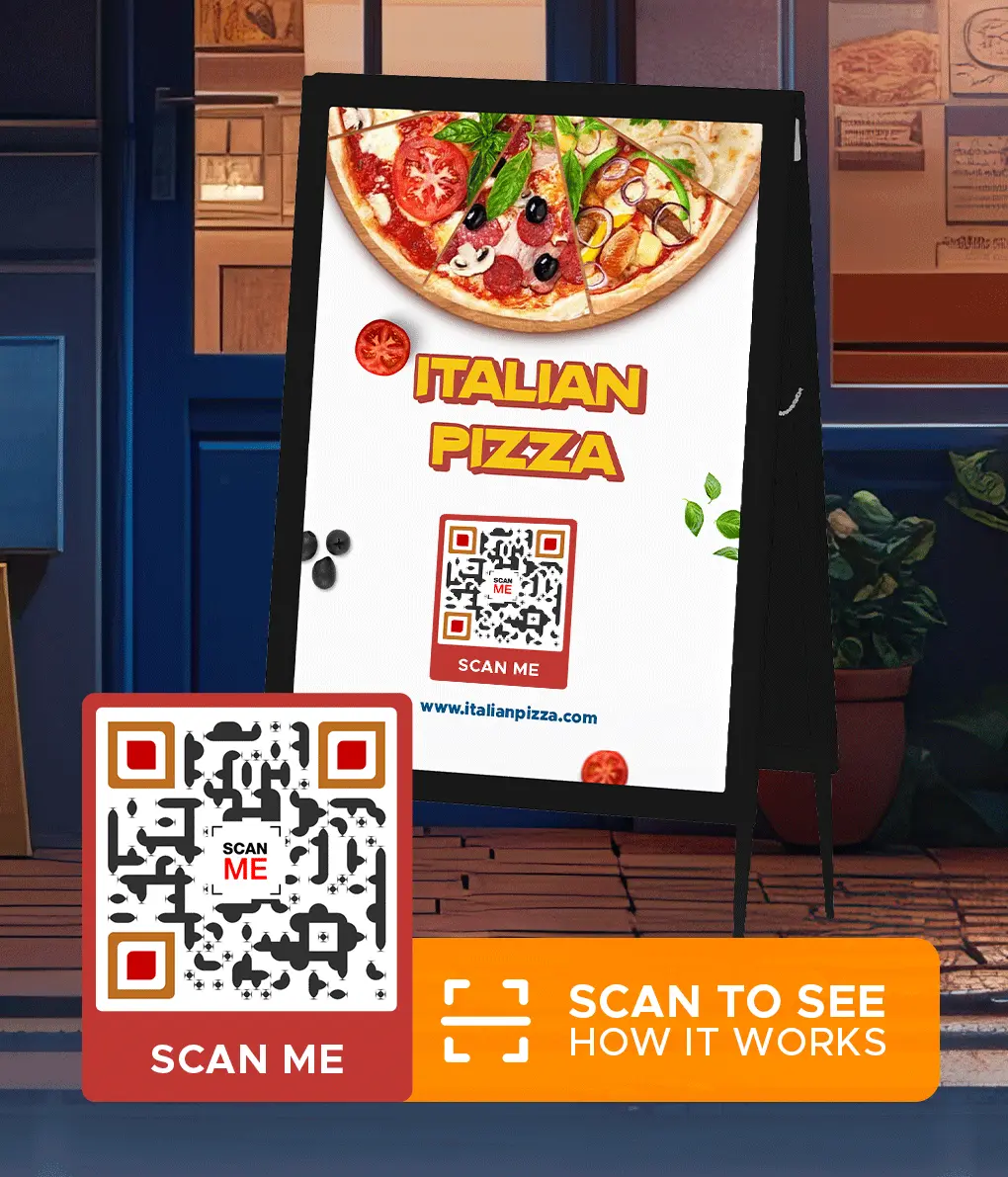 Multiple URL QR code