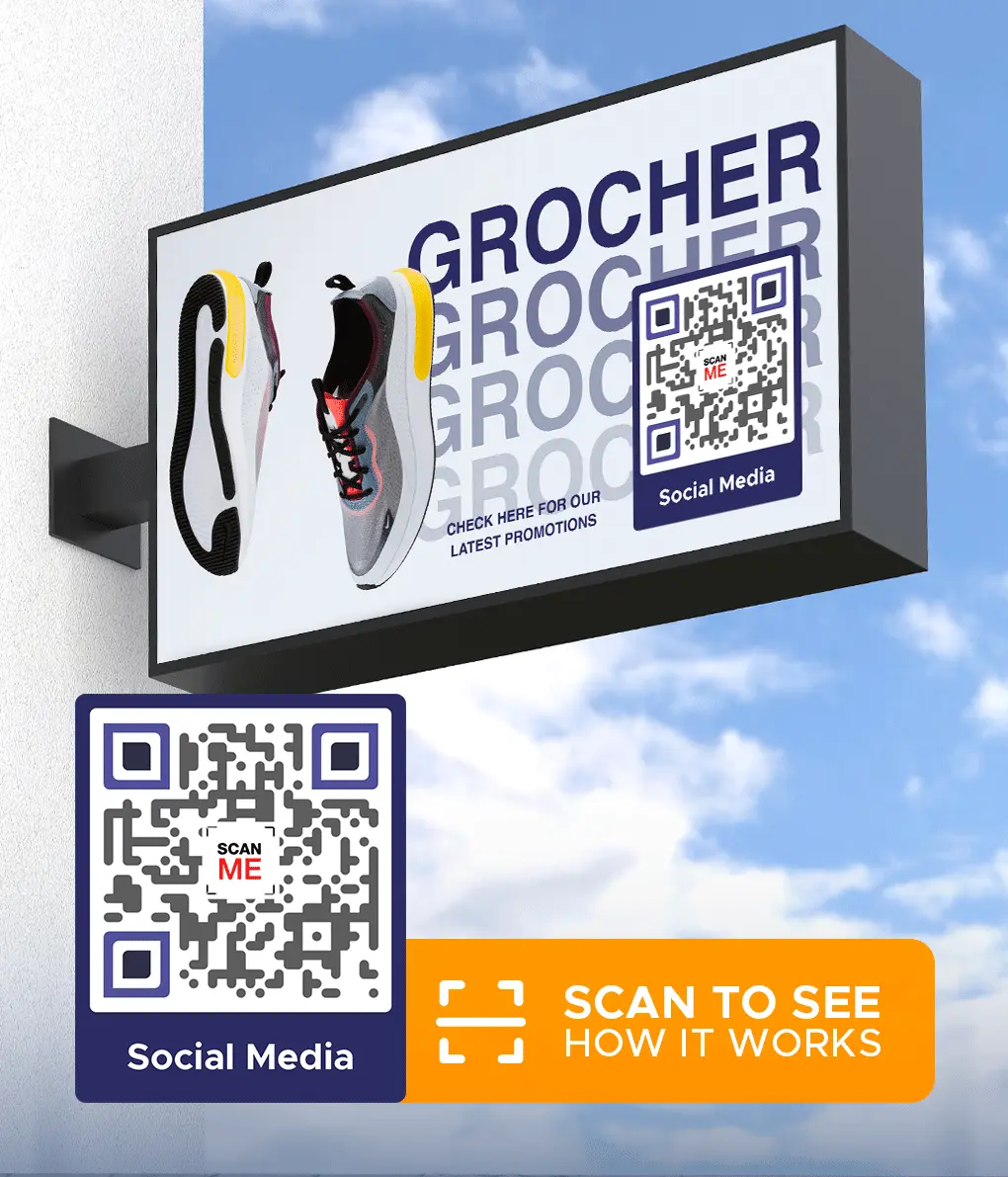 QR code for social media